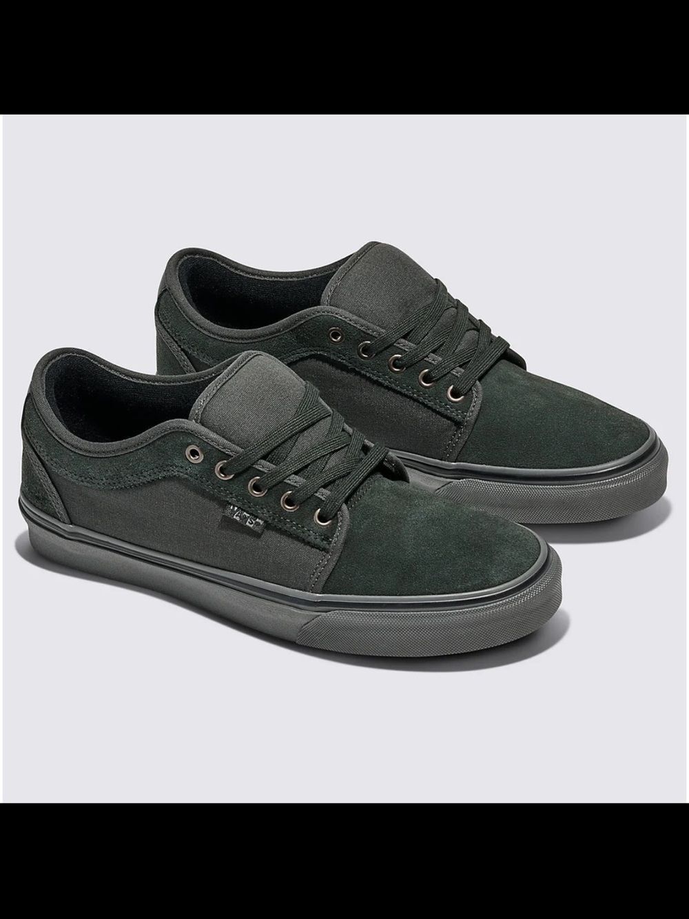 VANS Chukka Low Skateboarding Shoes Charcoal 6 Men’s 7.5 Women’s